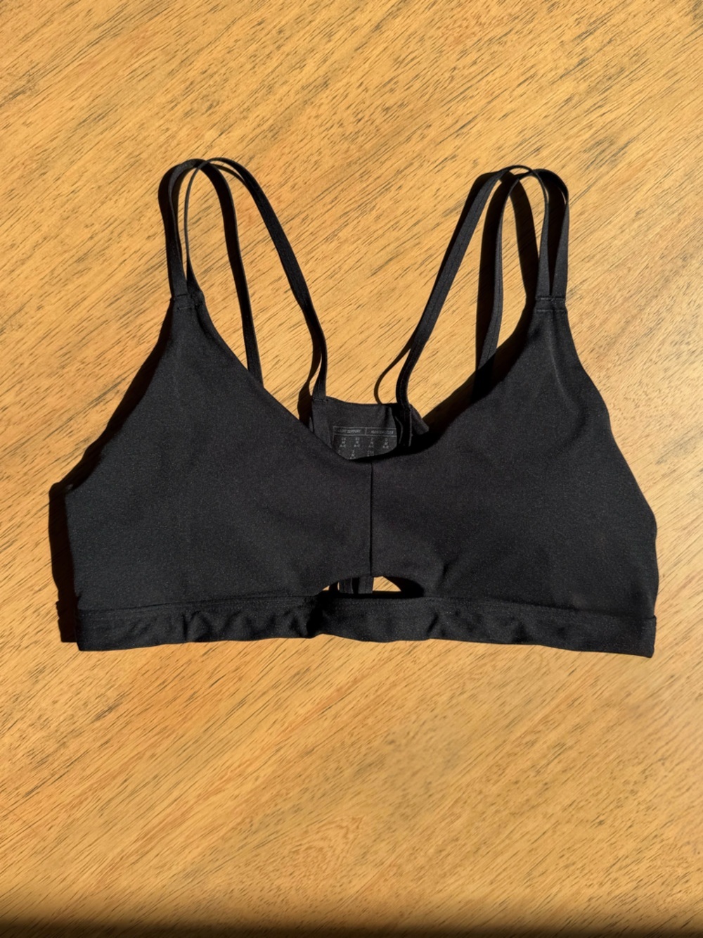 Women’s | Adidas Yoga Studio Luxe Sports Bra, Black | Medium